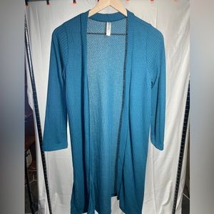 Small blue cardigan